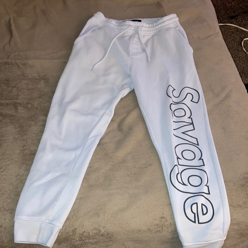 White sweatpants